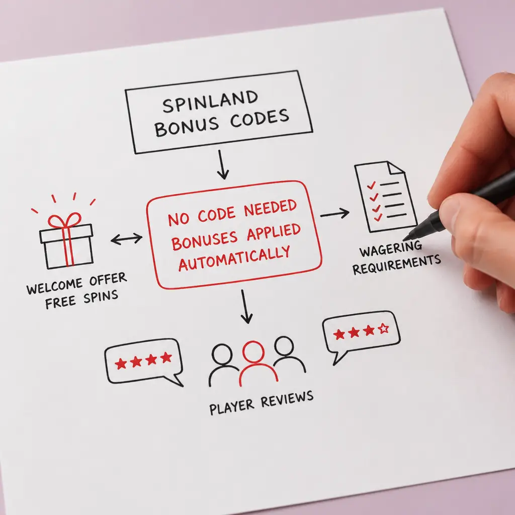 Spinland Bonus Codes visual guide for Spinland Casino